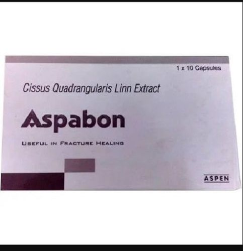 Cissus Quadrangularis Linn Extract Aspabon Capsules Pack Of 1 X 10 Capsules