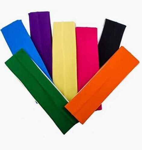 Cotton Plain Head Bands Available In Many Colors, Plain Pattern Application: Industrial And Outdoor