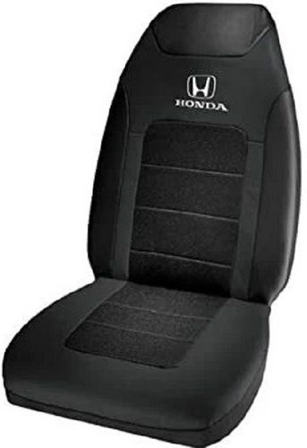 Durable And Waterproof Four Wheeler Black Plain Leather Seat Cover For Honda Car