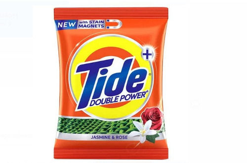 White Pack Of 1 Kilogram Jasmine And Rose Fragrance Tide Double Power Detergent Power