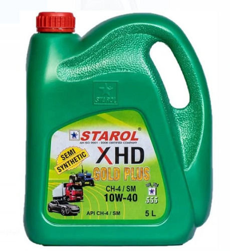 Pack Of 5 Liter Starol Star Xhd Gold Plus 10W-40 Semi Synthetic Diesel Engine Oil Size: 1 Mm