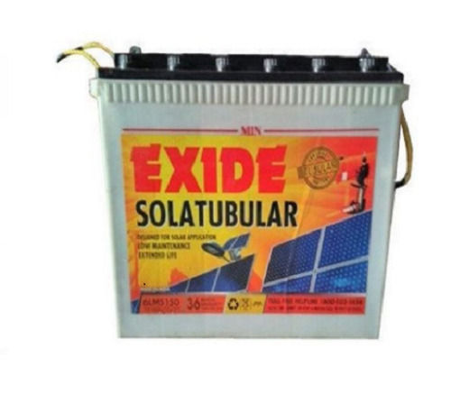 Rectangular Shape 80 Ah Capacity Exide Solar Battery  Sealed Type: 30