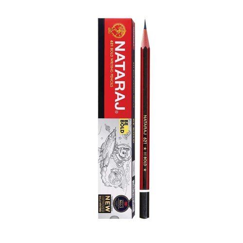 Strong Dark Tip Handwriting Red Black Natraj Pencil Box Pack Of 10 Pcs