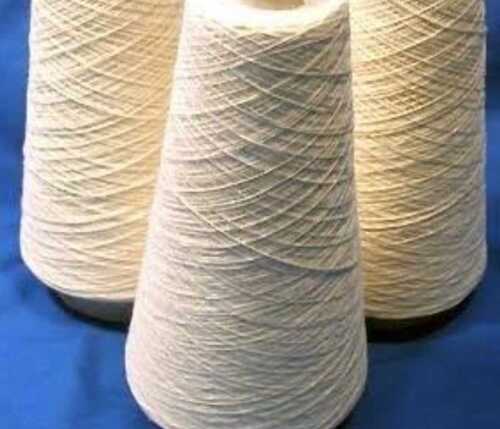 Cotton Yarn - 100% Eco-Friendly White, Low Shrinkage, Lightweight | High Strength, Washable for Garment Industries