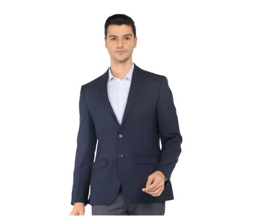 Casual Wear Regular Fit Long Sleeves Breathable Plain Men Blazer