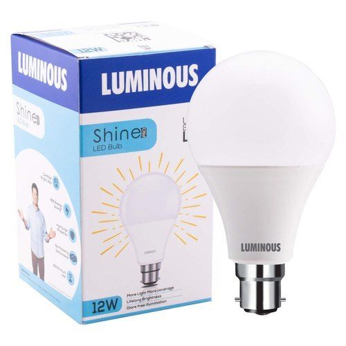 Flicker Free Durable Ceramic Round Luminous Shine Pro 12 Watts Led Bulb Application: Home