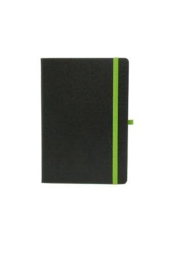 Normal Size Plain Style Rectangular Shape Leather Notebook