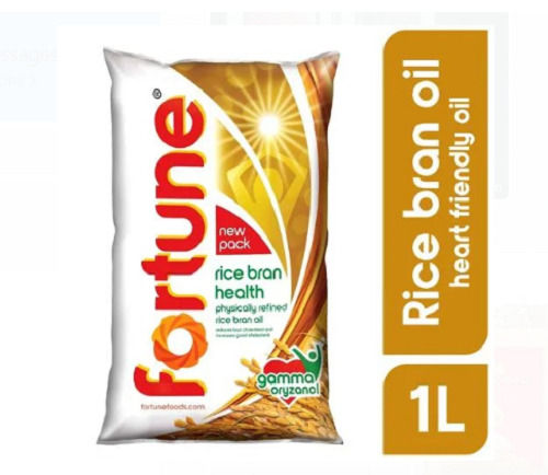 Pack Of 1 Litre Lowers Cholesterol Fortune Rice Bran Oil