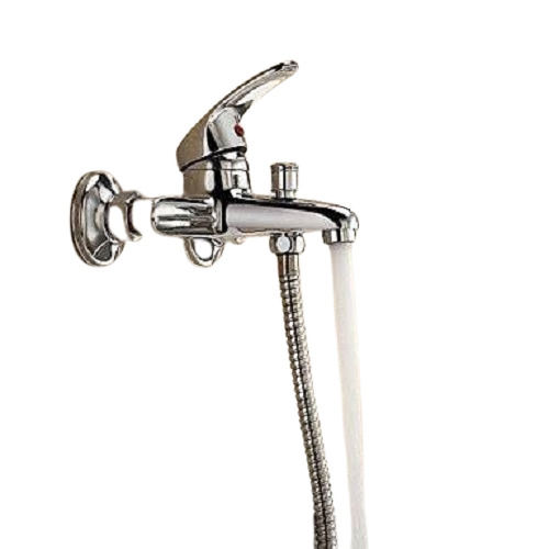 Heavy Duty Long Lasting Term Service Corrosion Resistance Silver Steel Bathroom Taps