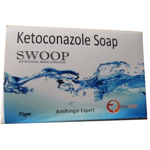 Soft And Smooth Man-care Ketoconazole Medicated Anti Fungal Soap Swoop , 75 Grams