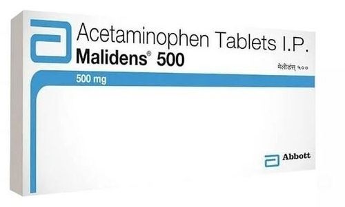 Acetaminophen Tablets I.P. Malidens 500 Mg Recommended For: As Per Doctor Guidelines