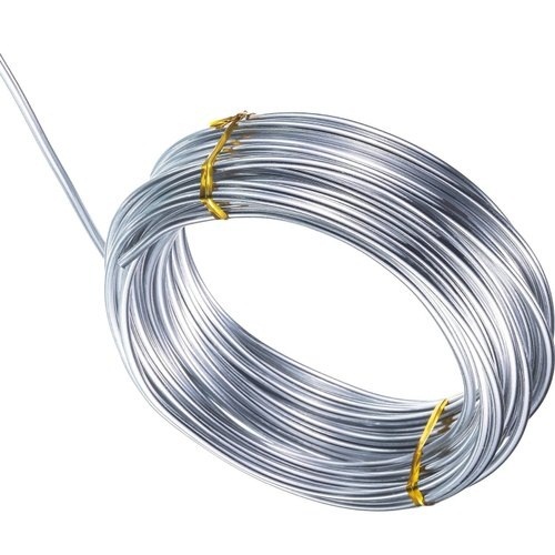 Aluminium Wire - Premium Quality 99% Purity, Excellent Ductile Strength, Silver Color, Electrical Appliances Application