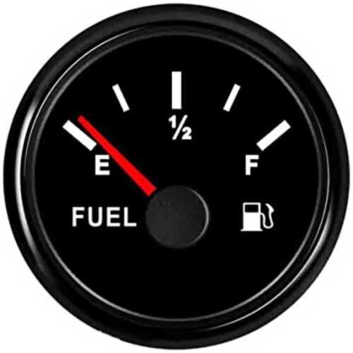 Analog Fuel Gauges For Truck And Tractor, Round Dial Shape, Black Color Application: Medical Purpose