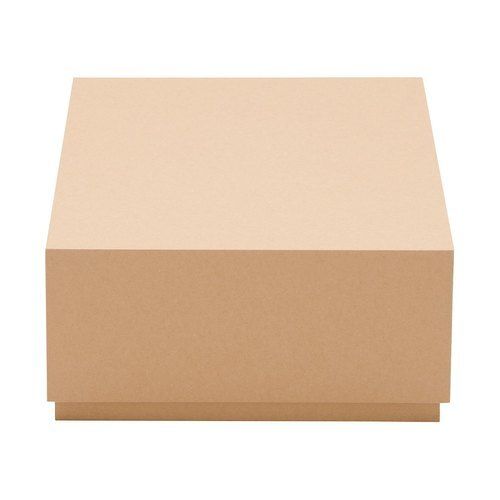 Matte Lamination Highly Robust Dense And Strong And Sturdy Brown Plain Paper Packaging Box