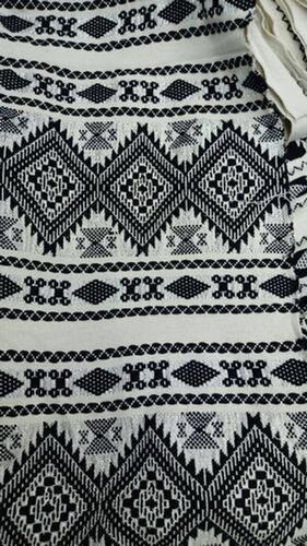 Black And White Printed Pattern Cotton Fabrics