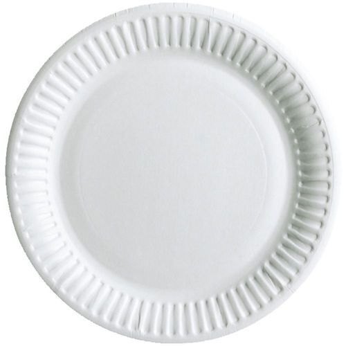 Soft Biodegradable And Recyclable White Disposable Paper Plates