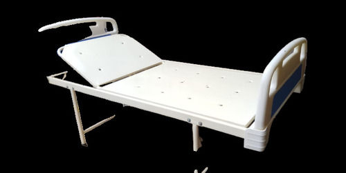 Transparent Stainless Steel Powder Coated Finish Hospital Semi Fowler Bed