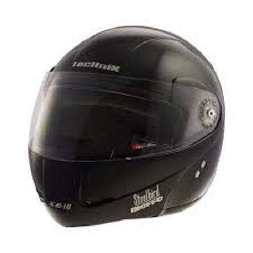 Unbreakable Plastic Head Protection Black Full Face Helmet