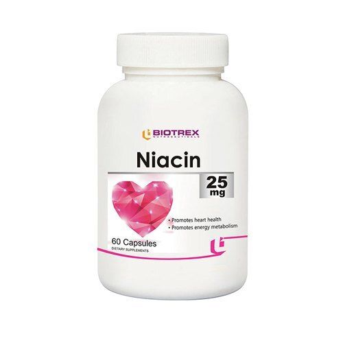 Medicine Grade Pharmaceutical Allopathic Niacin Vitamin Capsules 25mg