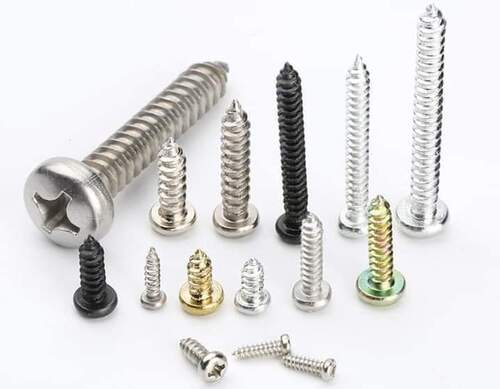 10-20 Cm Mild Steel Screw For Machine Fitting Use