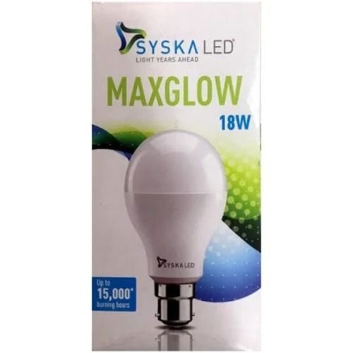 White 18 Watt 220 Volt Dome Shape Ceramic Body Ip55 Rating Led Bulb