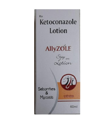 White 60 Ml Ketoconazole Hair Lotion With 6 Months Shelf Life