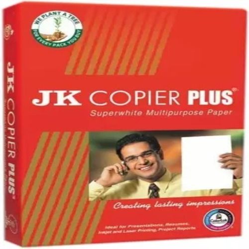 80 GSM 500N Sheets A4 Sized JK MB Copier Plus White Unruled Paper