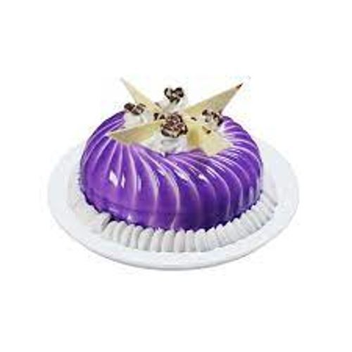 Delicious Chocolate Flavoured Blueberry Beautifully Decorated Black Current Cake, 500g