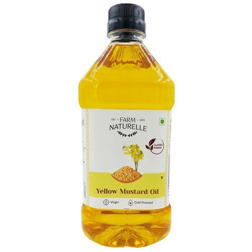 Farm Naturelle Cold Pressed Virgin Kachi Ghani Yellow Mustard Seed Oil