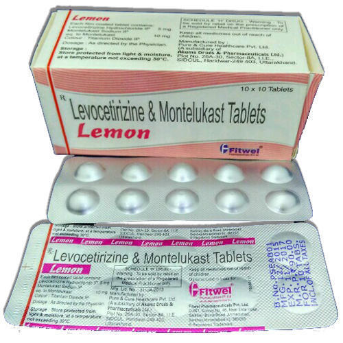 Lemon Tablet , 10x10 Tablets