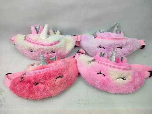 Light Weight Soft Fabric And Attractive Look Premium Design Pink Fur Bags Application: Outdoor Yard