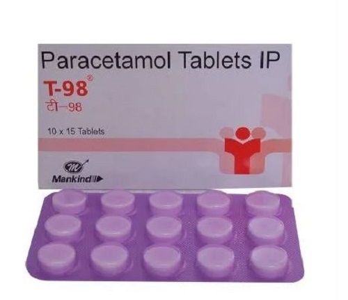 Paracetamol Tablets Ip T-98, Pack Of 10X15 Tablets General Medicines