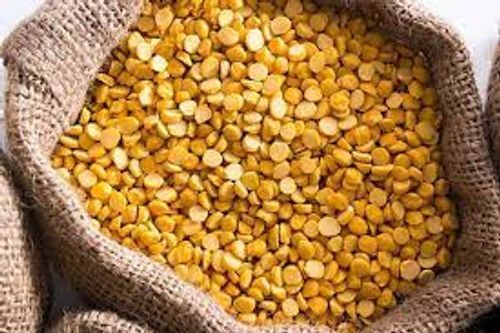 Split Commonly Cultivated Sun Dried Indian Originated Yellow Chana Dal , Pack Of 1 Kg