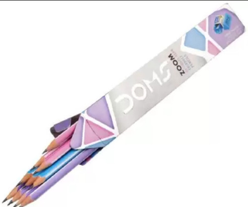 मल्टीकलर 10 पीस 6 इंच लंबाई वाली लकड़ी की ब्रांडेड पेंसिल लिखने और खींचने के लिए