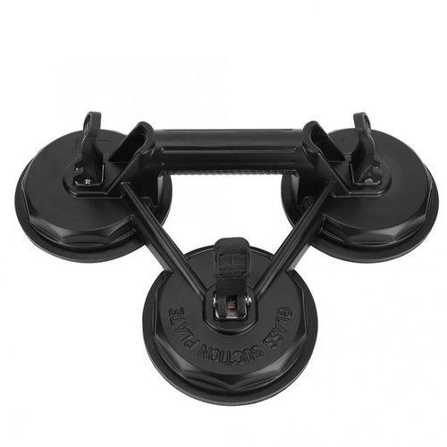 Black 32 X 23.1 X 8.2 Cm Color Coating Aluminum Three Head Glass Suction Cup