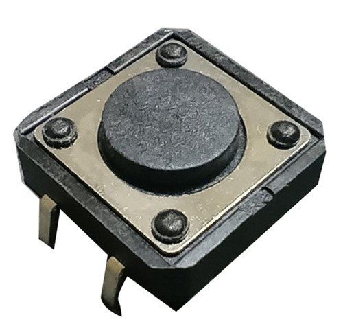 Heat And Shock Resistance Square Shape Black Tact Switch