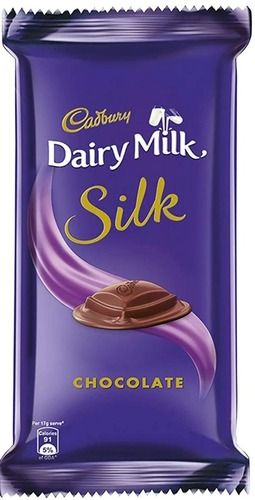 Pack Of 60 Gram Eggless And Tasty Cadbury Dairy Milk Silk Sweet Chocolate 