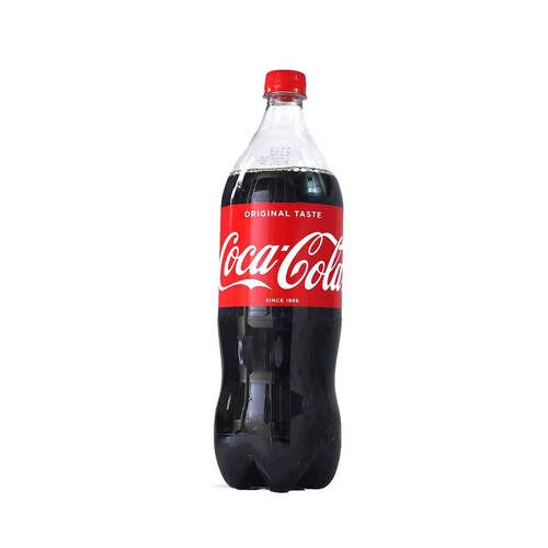  ताज़ा और मीठा पेय शीतल कोका कोला कोल्ड ड्रिंक 1.25 लीटर की बोतल