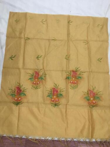 ऊनी धोने योग्य और हवा पार होने योग्य कैज़ुअल वियर मल्टीकलर कॉटन दुपट्टा