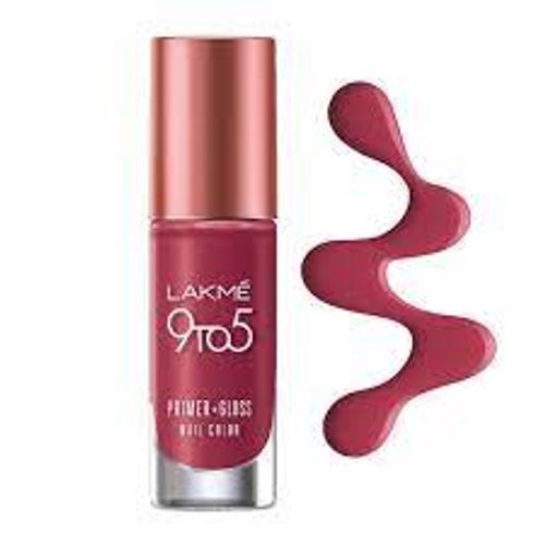 10 Ml Dark Matt Finish Lakme 9 To 5 Liquid Nail Polish Ingredients: Glitters