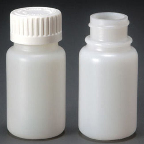 100 Ml Storage Capacity White Screw Cap Type Plastic Pharma Pet Bottle