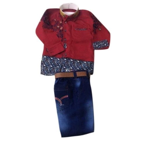 Good Quality Affordable Stylish Kids Cotton Two Piece Suit Age Group: 5 - 10