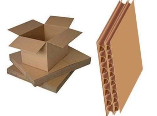High Strength Brown Rectangular Shape Corrugated Packaging Boxes