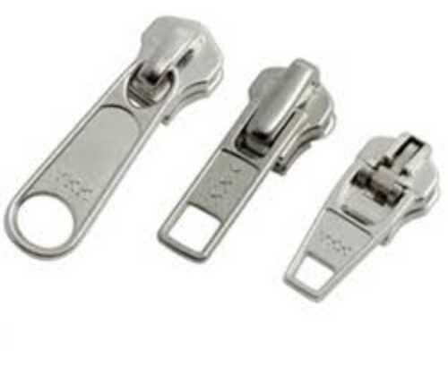 Nickel Plated Zipper Slider - Zinc Alloy Material, Silver Color Finish | 250 Pieces Per Packet, Ideal for Industrial Use