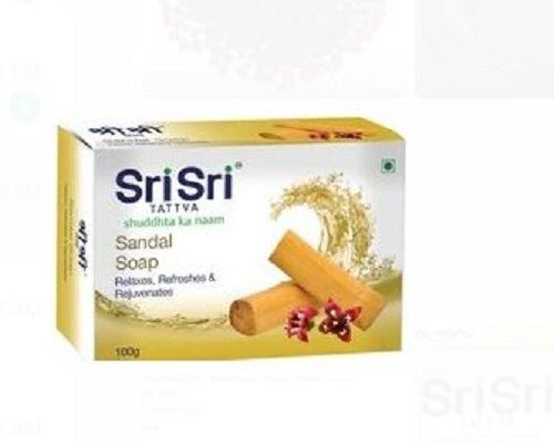 Pack Of 100 Gram Medium Foam Sri Sri Tattva Sandal Soap