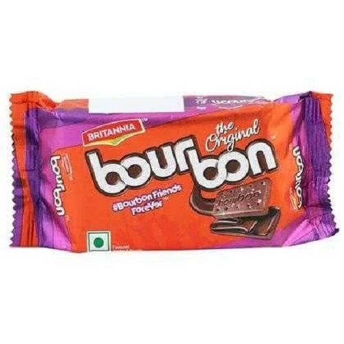 Pack Of 60 Gram Sweet Taste Chocolate Cream Flavor Britannia Bourbon Biscuit
