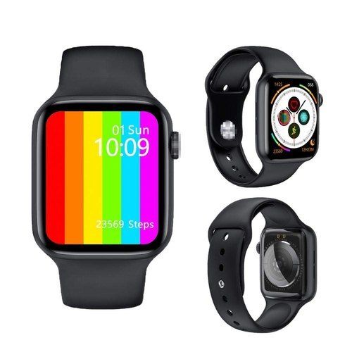 Black Premium Grade Sleek And Sturdy Design W26 Full Display Bluetooth Smart Watch