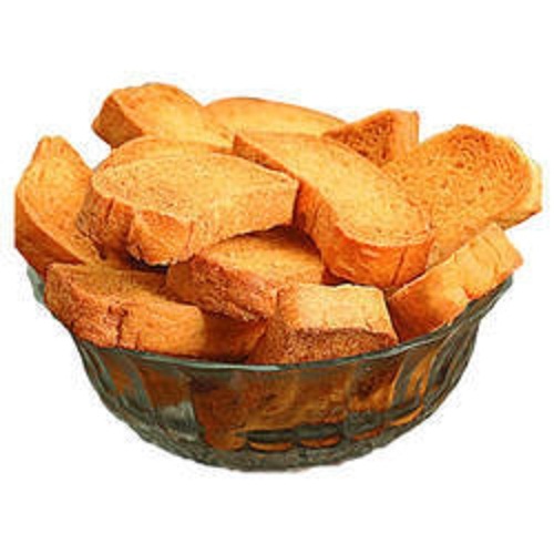 Ready To Eat Semi Hard Sweet And Crunchy Eggless Baked Suji Rusk Toast - 1 Kilogram Pack, 5% Fat Content, Vegan & Gluten-Free Snack Option