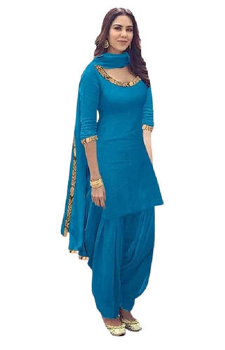 Patiala And Dupatta Set Salwar Cotton Printed Women's Bottom  Traditional Wear | eBay