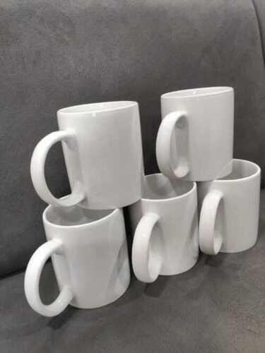 Grey Sublimation B Grade Mugs, White Color, 325 Ml Capacity, Microwave Safe